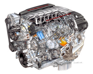 2014 "LT-1" 6.2L V-8 VVT DI (LT1) for Chevrolet Corvette